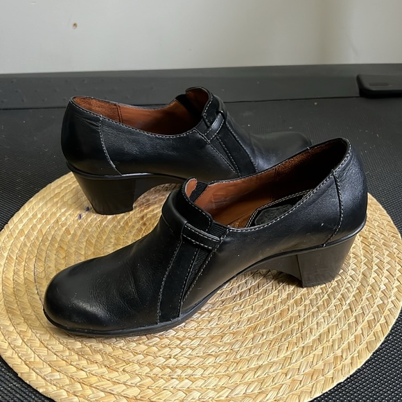 Naturalizer Leather slip-on Block Heel Shoes Size 7.5 - Picture 10 of 12